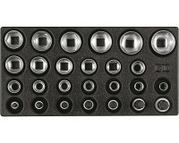 Набор торцевых головок 1/2" в 1/3 ложементе GEDORE