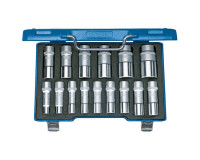 Набор торцевых головок с аксессуарами 1/2" 10-32 мм 15шт GEDORE
