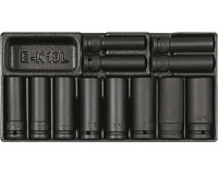 Набор сменных ударных торцевых головок 1/2" в 1/3 ложементе GEDORE