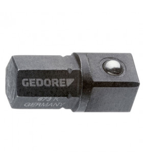 Переходник для торцевых головок 1/4-1/4" GEDORE