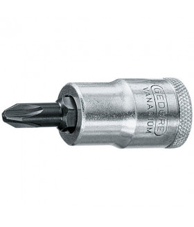 Головка торцевая с отверточной вставкой 1/2" PH 2 GEDORE
