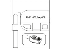 Модуль сменный для модульных штекеров RJ 11 GEDORE
