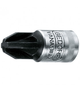 Головка торцевая с отверточной вставкой 1/4" PZ 3 GEDORE