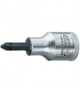 Головка торцевая с отверточной вставкой 1/2" PZ 2 GEDORE