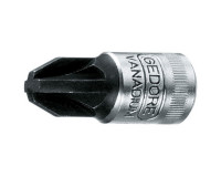 Головка торцевая с отверточной вставкой 1/4" PZ 4 GEDORE