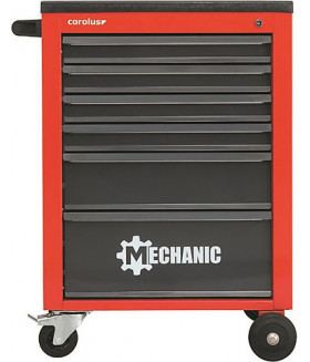 Рабочая тележка MECHANIC с 6 выдвижными ящиками, красная/антрацит GEDORE