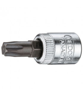 Головка торцевая с отверточной вставкой 1/4" T20 GEDORE
