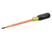 GT-0153-22-INS Greenlee отвертка шлиц изолированная до 1000В,3/16"х6"