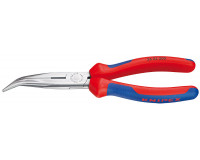 KN-2622200 Круглогубцы с плоскими губками с режущими кромками 200 мм Knipex
