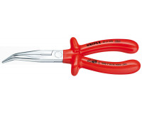 KN-2627200 Круглогубцы с плоскими губками с режущими кромками 200 мм Knipex