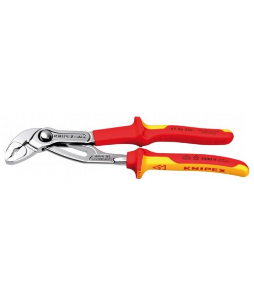 KN-8726250 Высокотехнологичные сантехнические клещи Cobra® VDE 250 мм Knipex KN-8726250 Высокотехнологичные сантехнические клещи Cobra® VDE 250 мм Knipex