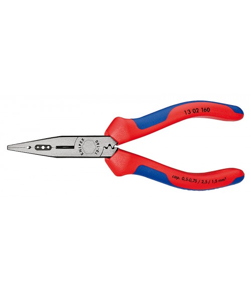 KN-1302160 Плоскогубцы для электрика 160 мм Knipex KN-1302160 Плоскогубцы для электрика 160 мм Knipex