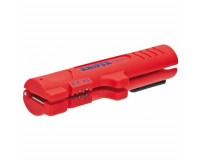 KN-1664125SB Инструмент для снятия оболочки с плоского и круглого кабеля Knipex