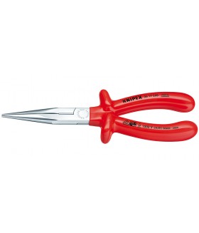 KN-2617200 Круглогубцы с плоскими губками с режущими кромками 200 мм Knipex