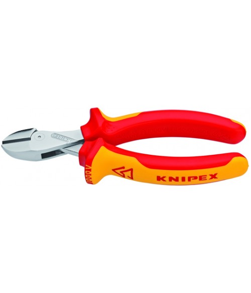KN-7306160 Компактные кусачки боковые X-Cut диэлектрические Knipex KN-7306160 Компактные кусачки боковые X-Cut диэлектрические Knipex