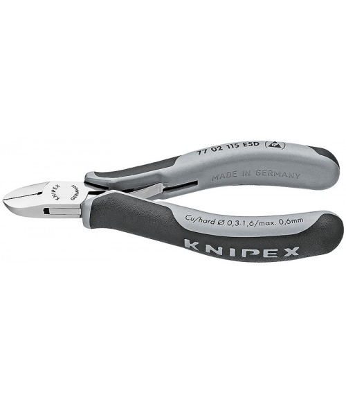 KN-7702115ESD Кусачки боковые для электроники Knipex KN-7702115ESD Кусачки боковые для электроники Knipex