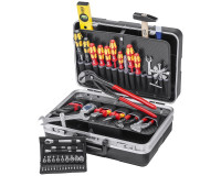 KN-002121HKS Набор инструментов для сантехники в чемодане 52шт. Knipex