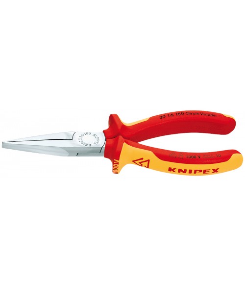 KN-3016160 Длинногубцы 160 мм до 1000V Knipex KN-3016160 Длинногубцы 160 мм до 1000V Knipex