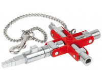 KN-001106V01 Универсальный ключ для электрошкафов и систем запирания Knipex