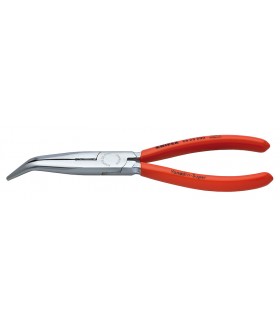 KN-2623200 Круглогубцы с плоскими губками с режущими кромками 200 мм Knipex