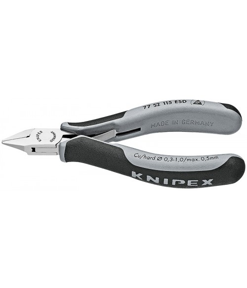 KN-7752115ESD Кусачки боковые для электроники Knipex KN-7752115ESD Кусачки боковые для электроники Knipex
