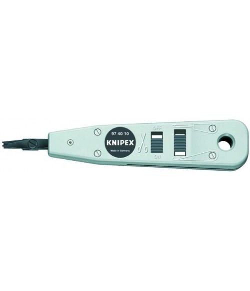 KN-974010 Инструмент для укладки кабелей LSA-Plus и их аналогов Knipex KN-974010 Инструмент для укладки кабелей LSA-Plus и их аналогов Knipex