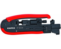 KN-974020SB Обжимной инструмент для штекера на коаксиальный кабель Knipex