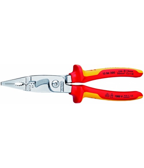 KN-1386200 Многофункциональные клещи для электромонтажных работ Knipex KN-1386200 Многофункциональные клещи для электромонтажных работ Knipex