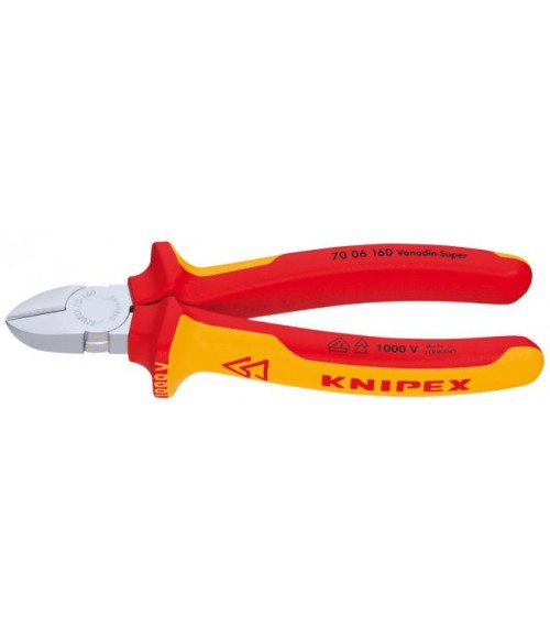 KN-7026160 Кусачки боковые 160 мм до 1000V Knipex KN-7026160 Кусачки боковые 160 мм до 1000V Knipex