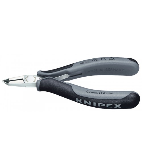 KN-6462120ESD Кусачки торцевые для электроники Knipex KN-6462120ESD Кусачки торцевые для электроники Knipex