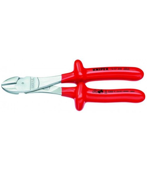 KN-7407200 Кусачки боковые особой мощности до 1000V Knipex KN-7407200 Кусачки боковые особой мощности до 1000V Knipex