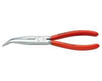KN-2621200 Круглогубцы с плоскими губками с режущими кромками 200 мм Knipex