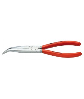 KN-2621200 Круглогубцы с плоскими губками с режущими кромками 200 мм Knipex