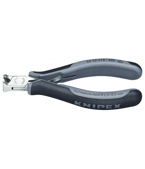 KN-6412115ESD Кусачки торцевые для электроники Knipex KN-6412115ESD Кусачки торцевые для электроники Knipex
