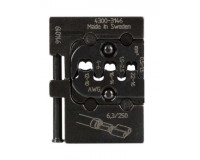PM-4300-3146 Матрица для опрессовки клемных наконечников: 0.5 – 1.0 мм2, 1.5 – 2.5 мм2, 4 - 6 мм2 PRESSMASTER