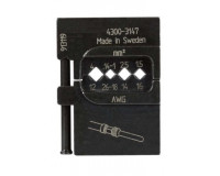 PM-4300-3147 Матрица для опрессовки контактов D-sub: 0.14 - 1 мм2, 1.5 мм2, 2.4 мм2, 4 мм2 PRESSMASTER