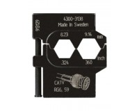 PM-4300-3138 Матрица для опрессовки коаксиального кабеля: 8.23 мм, 9.14 мм PRESSMASTER