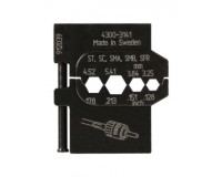 PM-4300-3141 Матрица для опрессовки оптических разъёмов: 3.25 мм, 3.84 мм, 4.52 мм, 5.41 мм PRESSMASTER