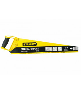 ST-1-20-094 НОЖОВКА ПО ДЕРЕВУ “STANLEY GENERAL PURPOSE” С ЗАКАЛЕННЫМ ЗУБОМ 11 Х 500ММ STANLEY