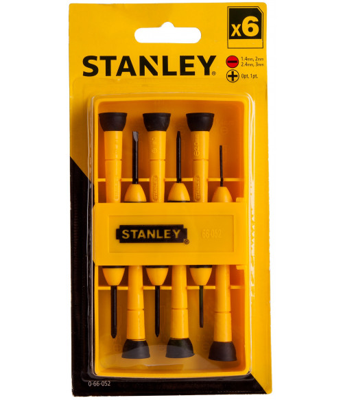 ST-0-66-052 Набор прецизионных отверток (6 шт.) STANLEY ST-0-66-052 Набор прецизионных отверток (6 шт.) STANLEY