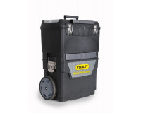 ST-1-93-968 ЯЩИК ДЛЯ ИНСТРУМЕНТА С КОЛЕСАМИ "MOBILE WORK CENTER 2 IN 1" С ОРГАНАЙЗЕРАМИ В КРЫШКЕ ПЛАСТМАССОВЫЙ (18603) 47 X 29,8 X 61,9СМ STANLEY