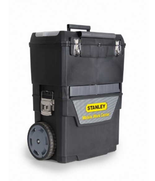 ST-1-93-968 ЯЩИК ДЛЯ ИНСТРУМЕНТА С КОЛЕСАМИ "MOBILE WORK CENTER 2 IN 1" С ОРГАНАЙЗЕРАМИ В КРЫШКЕ ПЛАСТМАССОВЫЙ (18603) 47 X 29,8 X 61,9СМ STANLEY ST-1-93-968 ЯЩИК ДЛЯ ИНСТРУМЕНТА С КОЛЕСАМИ "MOBILE WORK CENTER 2 IN 1" С ОРГАНАЙЗЕРАМИ В КРЫШКЕ ПЛАСТМАССОВЫЙ (18603) 47 X 29,8 X 61,9СМ STANLEY
