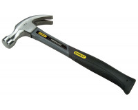 ST-1-51-529 МОЛОТОК "GREY FIBERGLASS CURVE CLAW" 450Г /16 OZ STANLEY