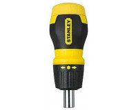 ST-0-66-358 ОТВЕРТКА "MULTIBIT STUBBY" С ХРАПОВЫМ МЕХАНИЗМОМ СО СМЕННЫМИ ВСТАВКАМИ STANLEY