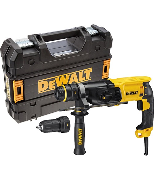 D25134K-KS Перфоратор SDS-plus, 800 Вт, 3 режима, 3.0 Дж, 0-5540 уд./мин DeWALT D25134K-KS Перфоратор SDS-plus, 800 Вт, 3 режима, 3.0 Дж, 0-5540 уд./мин DeWALT