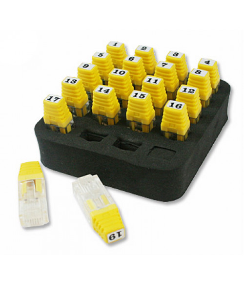 Набор из 19шт идентификаторов с разъемом RJ45 для CM400 и CM450 Набор из 19шт идентификаторов с разъемом RJ45 для CM400 и CM450