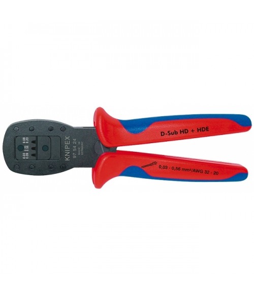 Пресс-клещи для миниатюрных штекеров KN-975424 Knipex Пресс-клещи для миниатюрных штекеров KN-975424 Knipex