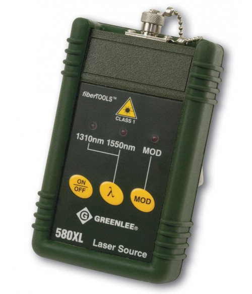 Лазерный источник излучения 580XL (1310/1550нм) c фиксированным SC адаптером Greenlee Лазерный источник излучения 580XL (1310/1550нм) c фиксированным SC адаптером Greenlee