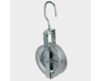 510130 LKD 140 Кабельный ролик Ø 140/63x86, ролик из алюминия, стальной подвес с крюком 2/6 кН VETTER