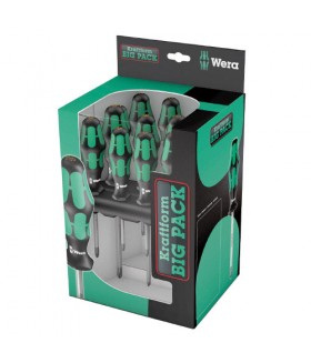 WE-105630 набор отверток Kraftform Big Pack 300 14 предметов Wera